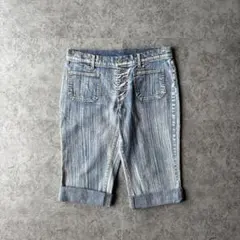 00's vintage デニム y2k 平成ギャル クロップド ハーフ パンクのサムネイル