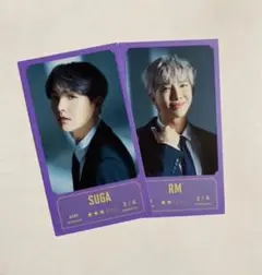 BTS ナムジュン ユンギ メッセージフォトカード