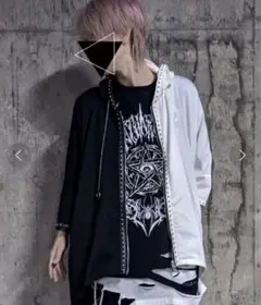 『CIVARIZE/シヴァーライズ』スタッズ使いポンチョジップパーカー