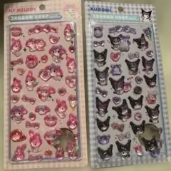 サンリオ マイメロ クロミ シール カイガイ 2種セット マイメロディ