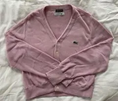 LACOSTE ピンク カーディガン 38サイズ