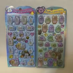 うるちゅるPOPシール おぱんちゅうさぎ んぽちゃむ 2枚セット