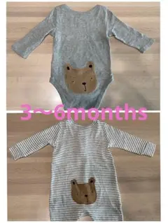 Baby GAP ロンパース　ブラナンベア　長袖3〜6ヶ月