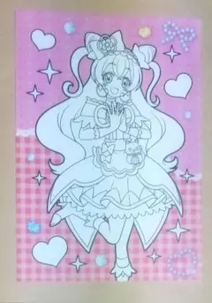 デリシャスパーティひろがるスカイ　トロピカル　ヒーリングプリキュアぬりえセット