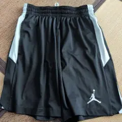 AIR JORDAN バスケットボールパンツ Mサイズ 黒/白 バスパン