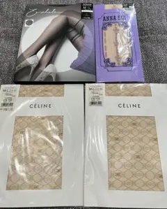 CÉLINE ストッキング 他、4点セット(M〜L)