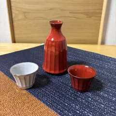 朱塗り桜蒔絵酒器三点セット 朱塗り桜蒔絵酒器三点セット - メルカリ