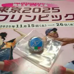 非売品　東京2025デフリンピック　ブルガリアチーム　ピンバッジ