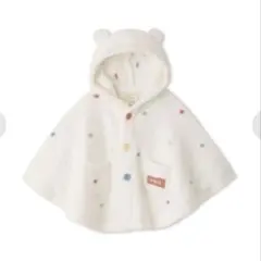 【gelato pique】ベビモコドットポンチョ