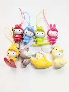 ハローキティ ロディ コラボ ストラップ　キティ　希少　平成レトロ　リプトン ハローキティ ロディ コラボ ストラップ キティ 希少 平成レトロ