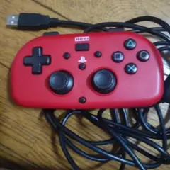 HORI USBコントローラー 赤 PS4対応 ジャンク