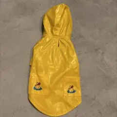 【値下げ】犬用レインコート フード付き 黄色　ダックス