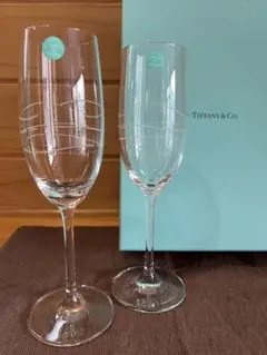 ティファニ―カデンツワイングラスセット TIFFANY & Co. (ティファニー) グラスセット カデンツ 2Pセット