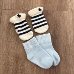 ベビー靴下 2足セット POLO