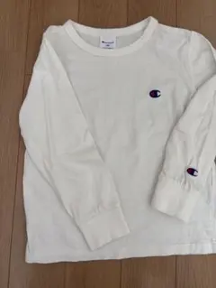 Champion 長袖カットソー 130 ホワイト