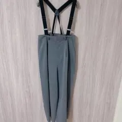 URBAN RESEARCH Sonny Label サスペンダー付タックパンツ