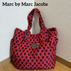 マークバイマークジェイコブズ ポルカドット柄 ナイロントートバッグ