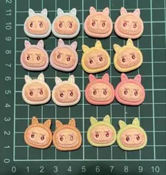 デコパーツ　プラパーツ　14個　ラブブ