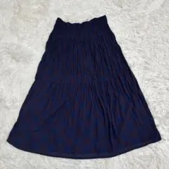 ✨ UNIQLO × INES ユニクロ　イネス　コラボ　ロングプリーツスカート