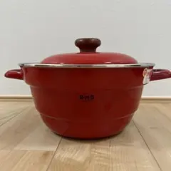 【美品】富士ホーロー 両手鍋のサムネイル