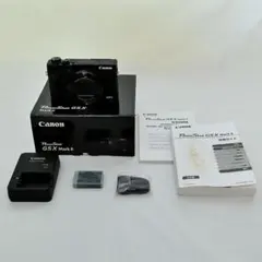 元箱付き美品Canon PowerShot G5X Mark II ブラック 販売終了】PowerShot G5 X Mark II:コンパクトデジタルカメラ 通販