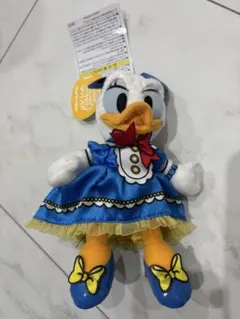 美品 ミニーマウスぬいぐるみバッジ ドナルドのクワッキダックシティ ドナルドのクワッキー・ダックシティ ミニーマウスぬいばディズニー