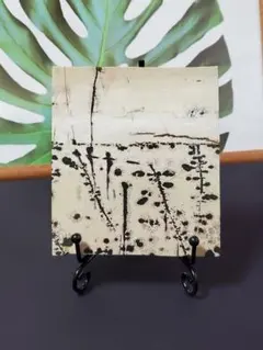 2倍楽しめる❣️280g❣️台座つき❣️ピクチャージャスパー