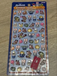 ズートピア ボンボンドロップシール　ミニ　正規品