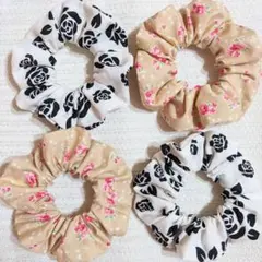 CH4個セットシュシュハンドメイド