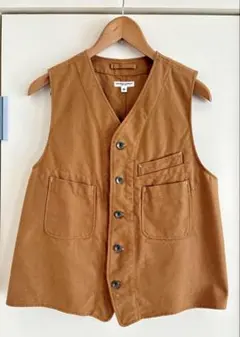 【美品✨】Engineered Garmentsワークベスト M ブラウンのサムネイル