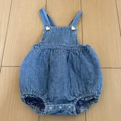 コトリcottoli サロペット カバーオール ハートステッチ 80 バースデイ