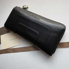 美品希少✨BVLGARI ブルガリ 長財布 セルペンティ ロゴ 金具 レザー BVLGARI ブルガリ セルペンティ 長財布 ブラック レザー