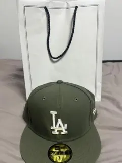確実正規品‼️ New Era LA ドジャース キャップ オリーブ