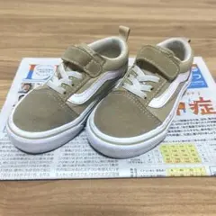 Vans ベージュ スニーカー マジックテープ付き