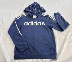 adidas トレーナー　150cm フード付き　キッズ　レディース
