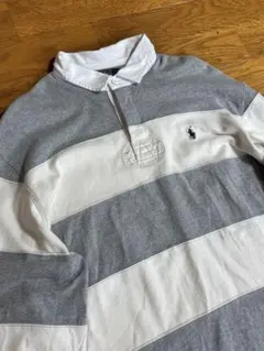 Polo Ralph Lauren ラガーシャツ XL ボーダー