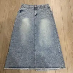 デニムロングスカート