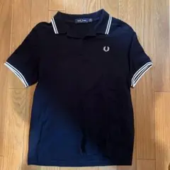 FRED PERRY ブラック ポロシャツ UK12