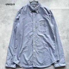 UNIQLO メンズ ボタンダウン シャツ 長袖