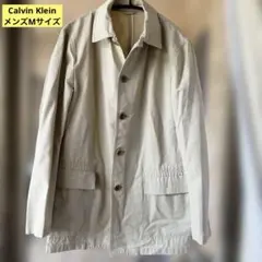 【美品】Calvin Kleinステンカラーコート M ベージュのサムネイル