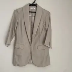 Rew de Rew ベージュ 5分袖 ジャケット