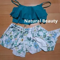 Natural Beauty 水着 3点セット エメラルド ターコイズブルーのサムネイル