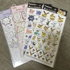 ポケモン　シール　４枚セット