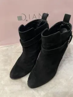 DIANA ブーツ スエード黒