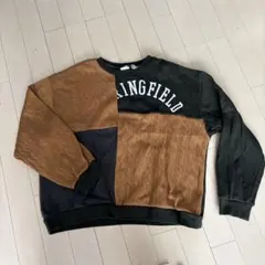 Springfield パッチワーク トレーナー
