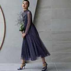 本日限定価格 ルイルエブティック ラメチュールメロウ ワンピース ドレス 結婚式