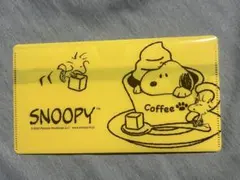 スヌーピー チケットファイル　チケットホルダー70周年記念 イエロー