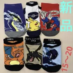 ポケモン子供靴下6足セット 15〜20