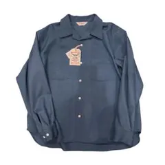 【新品未使用】CALEE OPEN COLLAR ROUND L/S SHのサムネイル