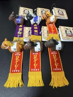 全種コンプセット 優勝レイ付きソフビフィギュアボールチェーン3